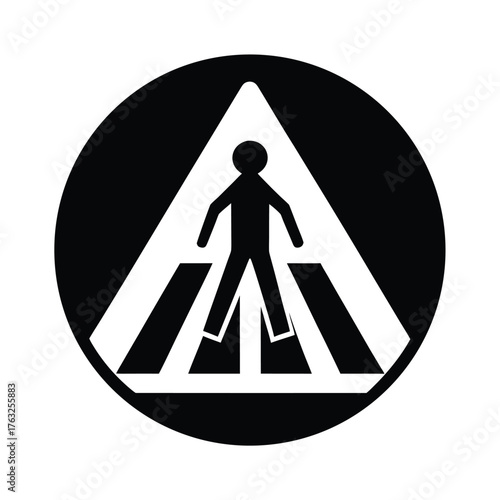 Brasilia Pedestrian Crossing Icon