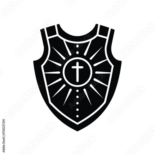 Breastplate Of Righteousness Icon Illustration