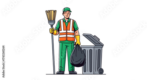 An airline pilot captain in a blue uniform standing with his rolling travel suitcase.