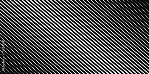 Oblique line halftone gradation texture. Fading diagonal stripe gradient background. Slanted pattern backdrop. Thin to thick stripe vanish backdrop for overlay, print, cover, graphic design. Vector