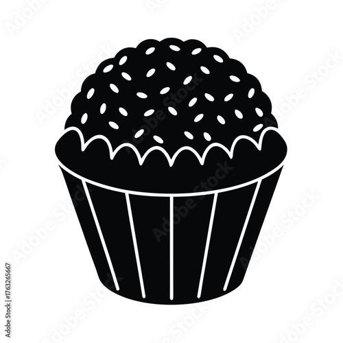 Brigadeiro Candy Icon Illustration