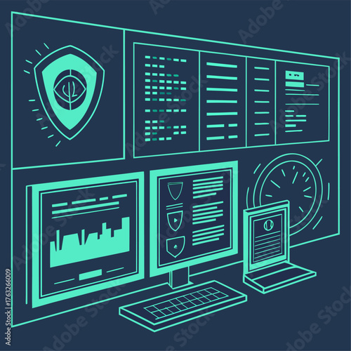 computer network concept