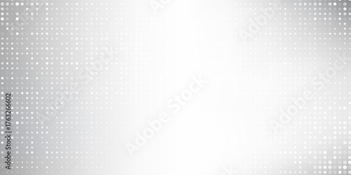 Dotted foil background with metal mirror texture. Chrome gradient abstract simple design