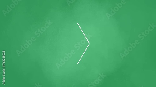 Wallpaper Mural Loading white line art of star on green background Torontodigital.ca