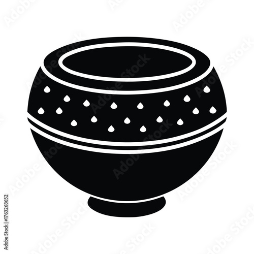Calabash Bowl Vector Illustration