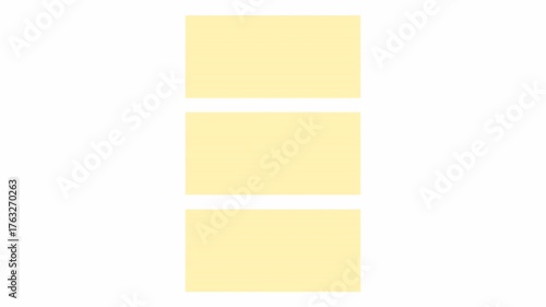 Cut Paper Cutting Animation into Three Landscape Parts