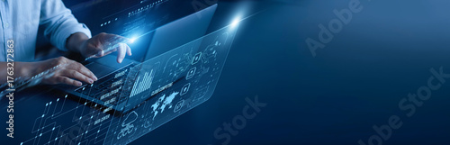 Photos Cloud Computing network connection concept