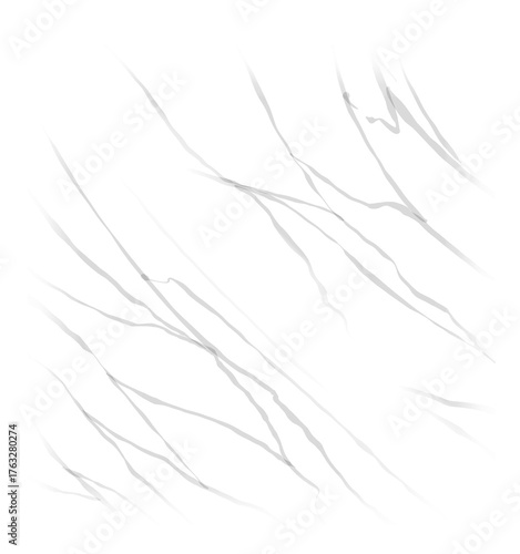 Abstract transparent glass surface texture with subtle cracks and reflections isolated on transparent background Hand Draw