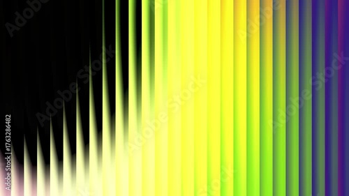 Vibrant purple green yellow loop video abstract art colors