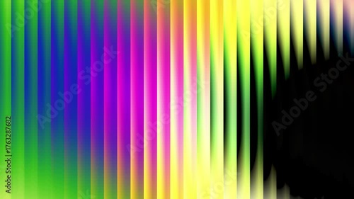 Vibrant looping colors abstract art video