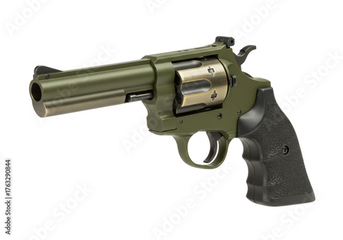 Photos Isolated Revolver Handgun Pistol Firearm Sidearm Weapon for Self-Defense or Targ
