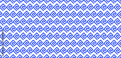 greek seamless pattern. old ancient ornament with key element. Abstract blue and white geometric line. Vector background for the fabric cloth, ceramic floor, ornament textile, texture
