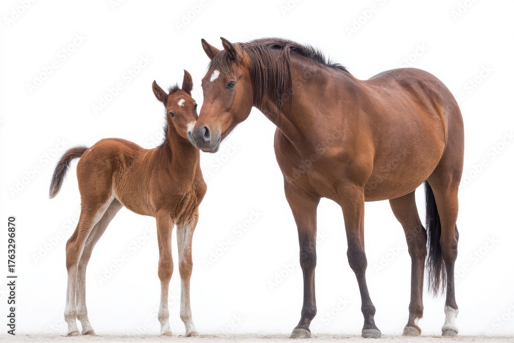 Fototapeta premium 馬の親子