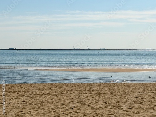 beach in the morning