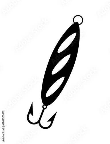 Fishing spoon. Fishing spoon for catching predatory fish at different times of the year. Winter fishing spoon.