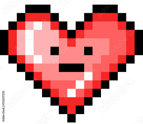 Heart Pixel Cute icon element 