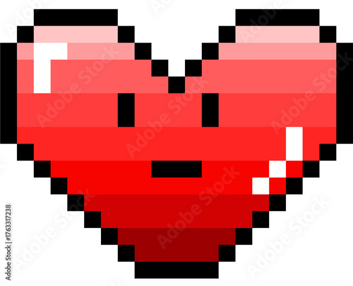 Heart Pixel Cute icon element 