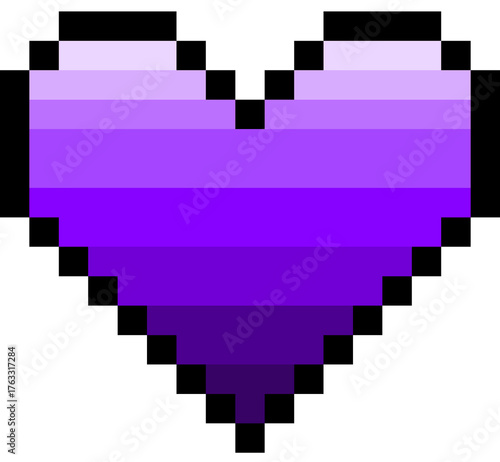 Heart Pixel Cute icon element 