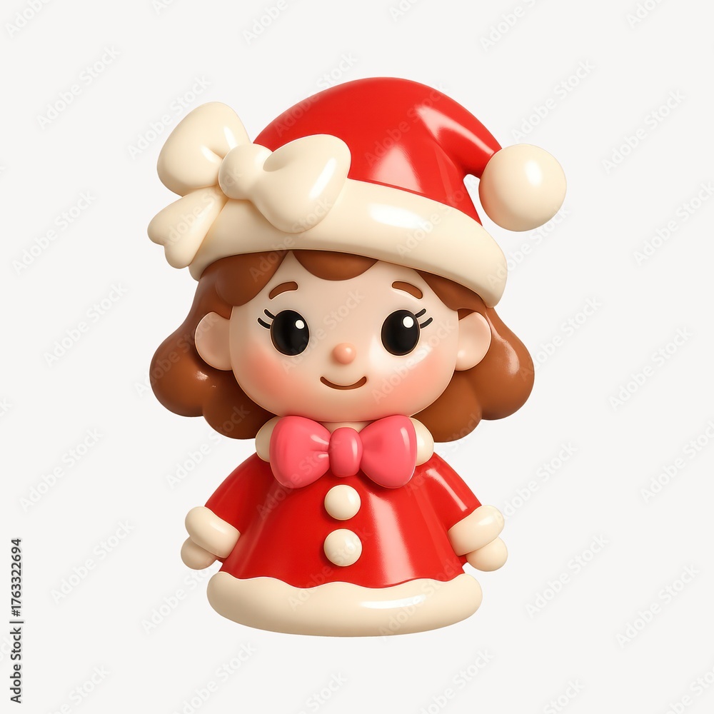 Fototapeta premium Cute festive character illustration.