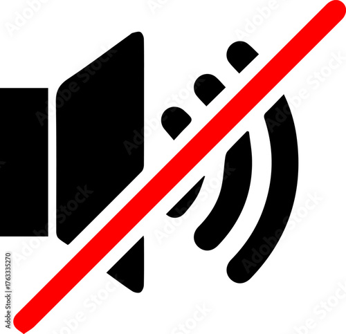 Silence Speaker Symbol