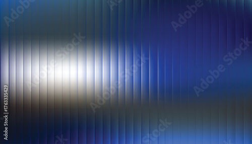 Abstract vertical ribbed texture with soft blue and white light creating a futuristic and modern background