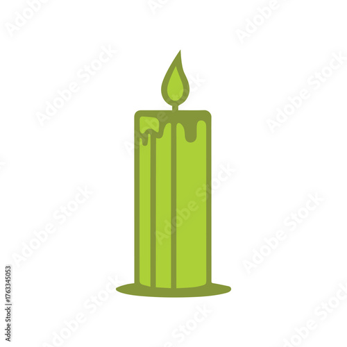 Minimal Vector Silhouette Candle Logo Design Icon for Home Decor, Aromatherapy, Spiritual Branding, E-commerce, Modern Minimalist Graphic Design