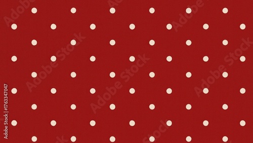 Classic red polka dot pattern desktop wallpaper