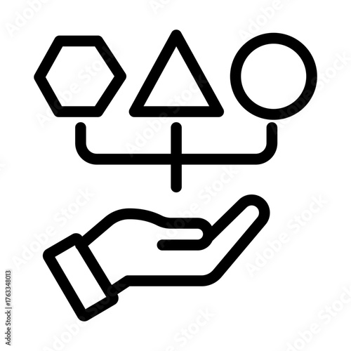 Assortment icon.  Vector icon design