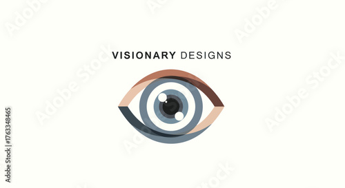 Visionary Designs Eye Logo - Creative and Modern Design Concept.