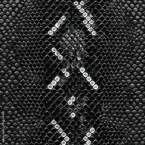 Seamless vector background, snakeskin pattern.Seamless vector background, snakeskin pattern. Reptile animal leather background. Vector monochrome seamless texture