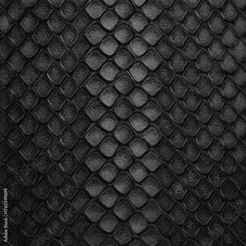 Seamless vector background, snakeskin pattern.Seamless vector background, snakeskin pattern. Reptile animal leather background. Vector monochrome seamless texture