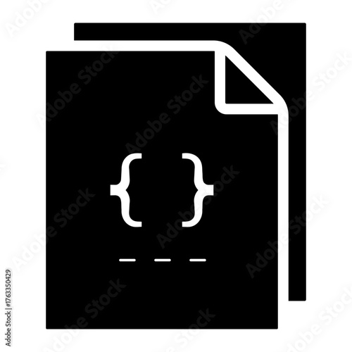 css file format glyph icon