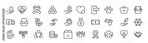 Set for Charity Organizations, Fundraising Events, Nonprofit Campaigns, Donation Drives, Volunteer Programs, Social Justice, and Community Support Activities