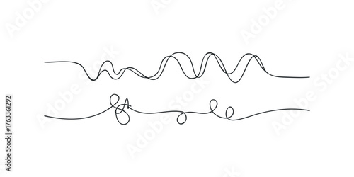 Abstract messy line graph symbolizing chaos and order