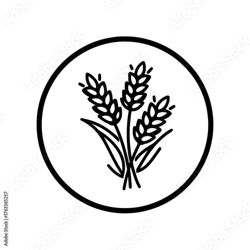 A fodder line icon is available in white and black colors, part of a collection for web, mobile apps, and UI design