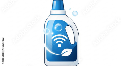 Smart detergent bottle, integrating technology for efficient cleaning and ecoconscious practices in household care