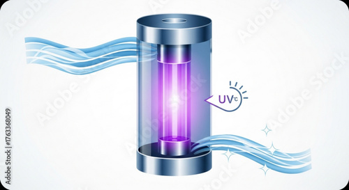 Uv sterilizer ultraviolet radiation disinfection device germicidal lamp for killing bacteria and viruses in the air