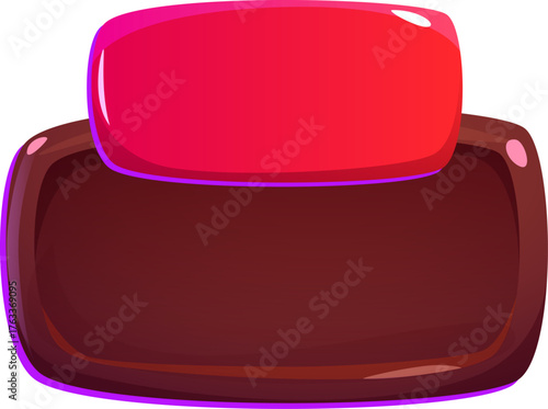 Glossy Chocolate Button