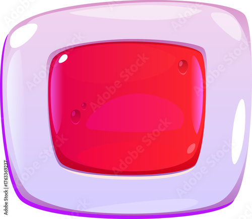 Red Template Button