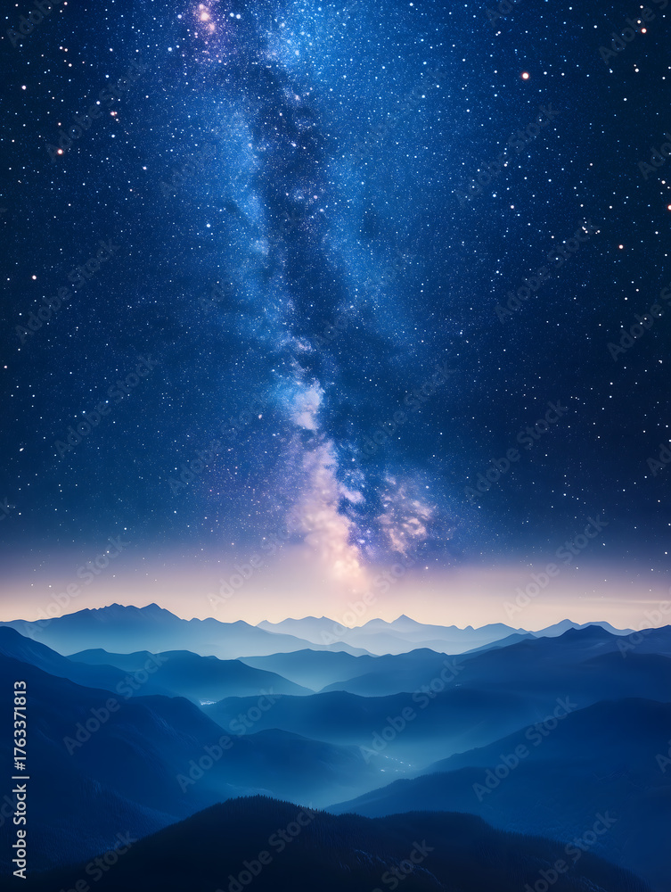 Fototapeta premium Lotus Pond Under Moonlight