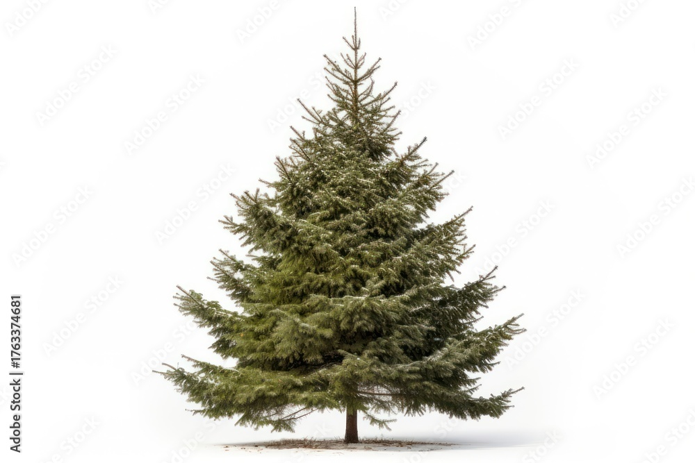 Fototapeta premium Tree christmas spruce plant.