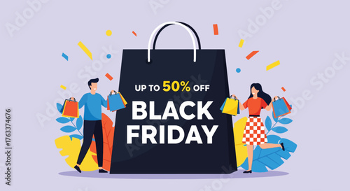 Black Friday Sale with Up to 50 Off and Shoppers.