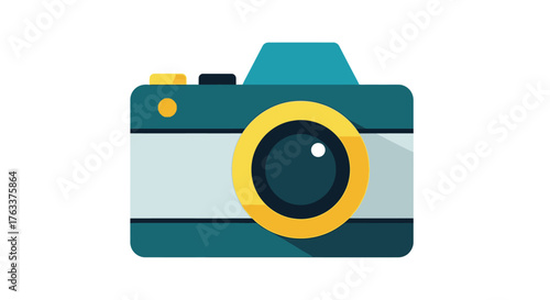 Vintage camera illustration captures the essence of photography and image creation.