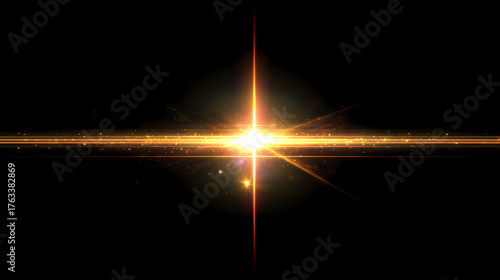 An abstract image of a bright light emanating from the center of the frame against a black background. The light bursts outwards, creating a dynamic and visually captivating scene