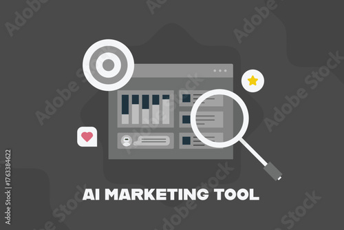 AI tool monitoring SEO performance, social media engagement, website traffic, and loading speed to optimize digital marketing