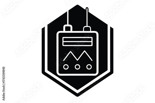 data logger vector icon