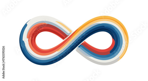 Colorful Infinity Symbol - A Symbol of Limitless Possibilities.