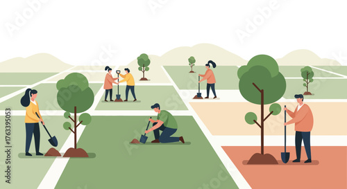 Community Tree Planting Initiative for Environmental Sustainability.