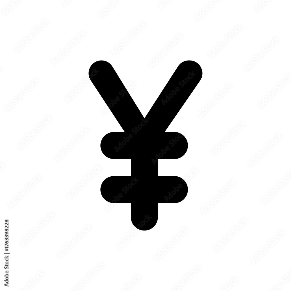 Fototapeta premium japanese yen symbol