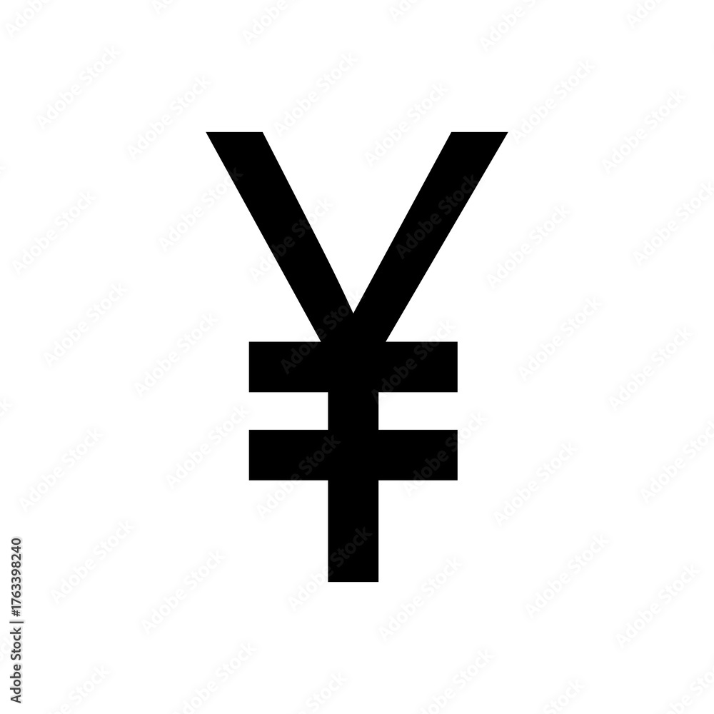 Obraz premium yen currency symbol icon
